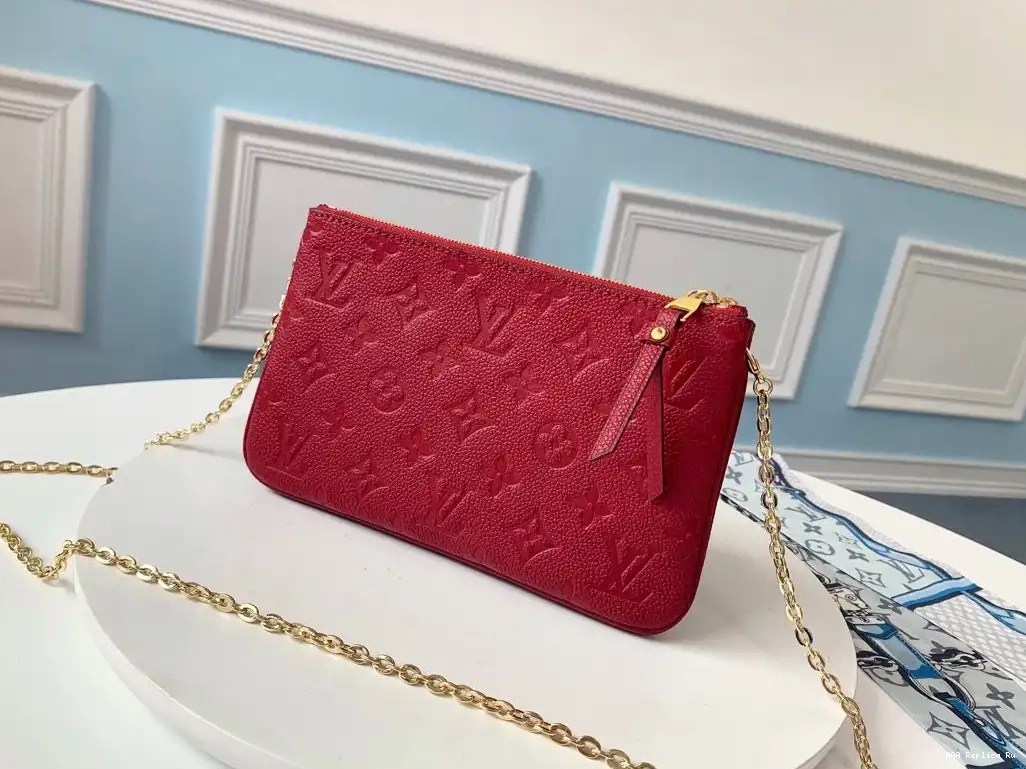 AAA Replica Ru LOUIS DOUBLE POCHETTE ZIP VUITTON 0614